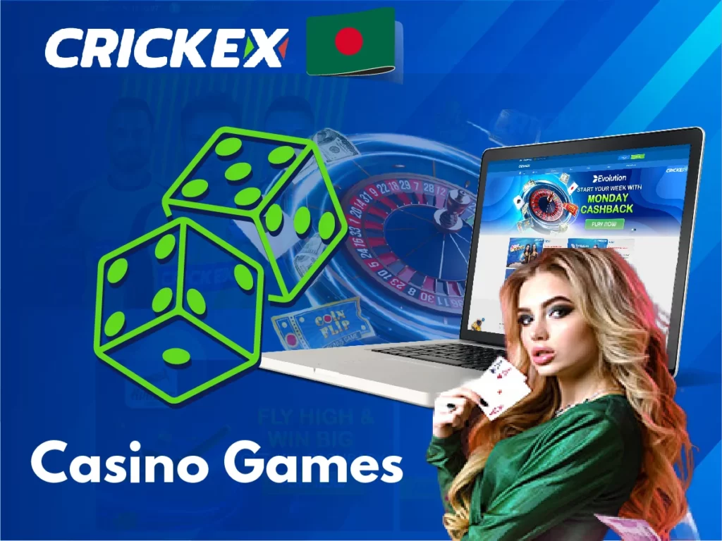 Crickex ক্যাসিনো গেম এবং আরো