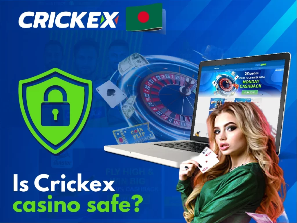 Crickex ক্যাসিনো জুয়ার জন্য সম্পূর্ণ নিরাপদ