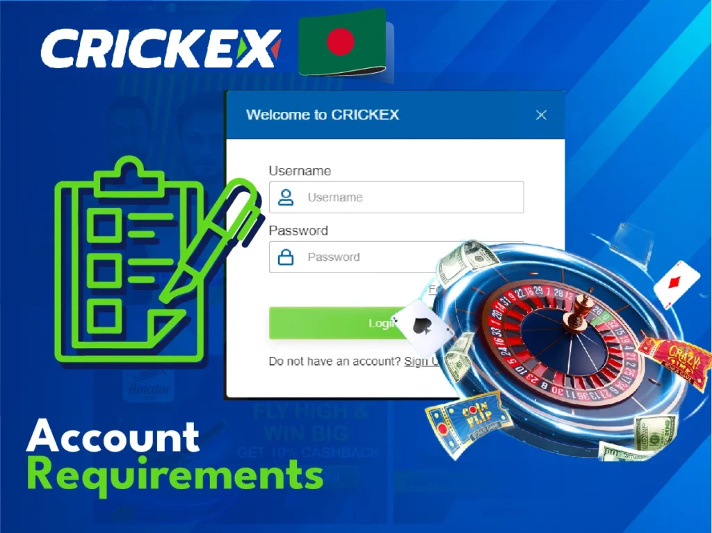 Account requirements